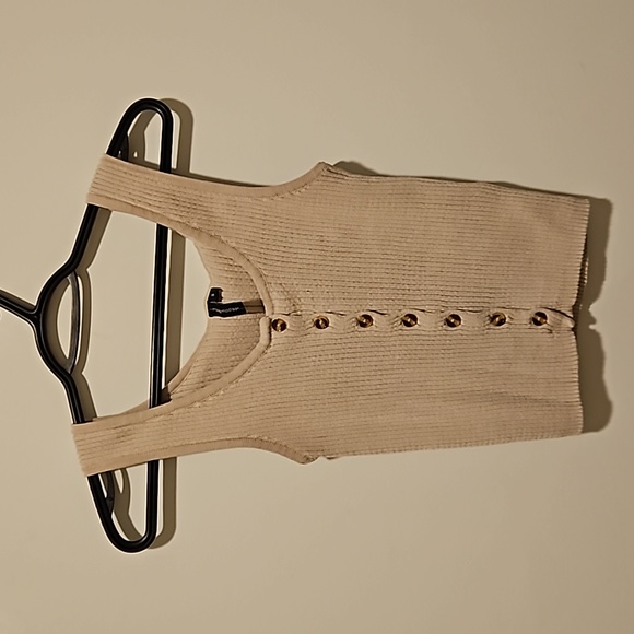 Knit button front tank - Picture 1 of 3